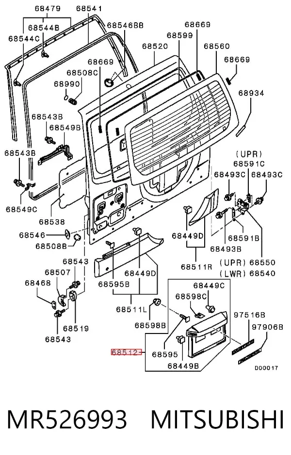  MR526993 Mitsubishi