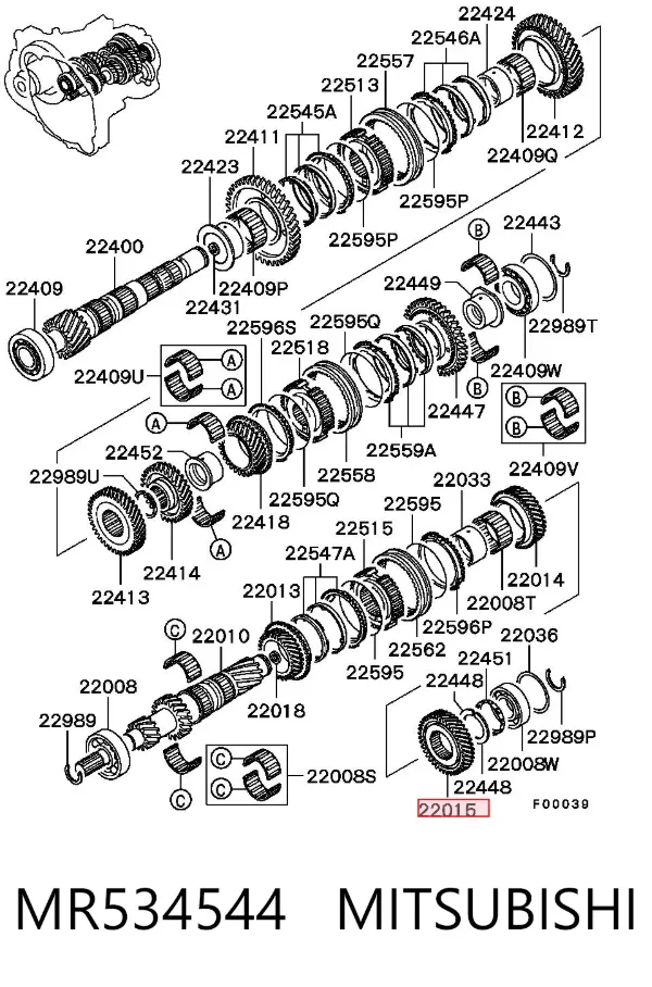  MR534544 Mitsubishi