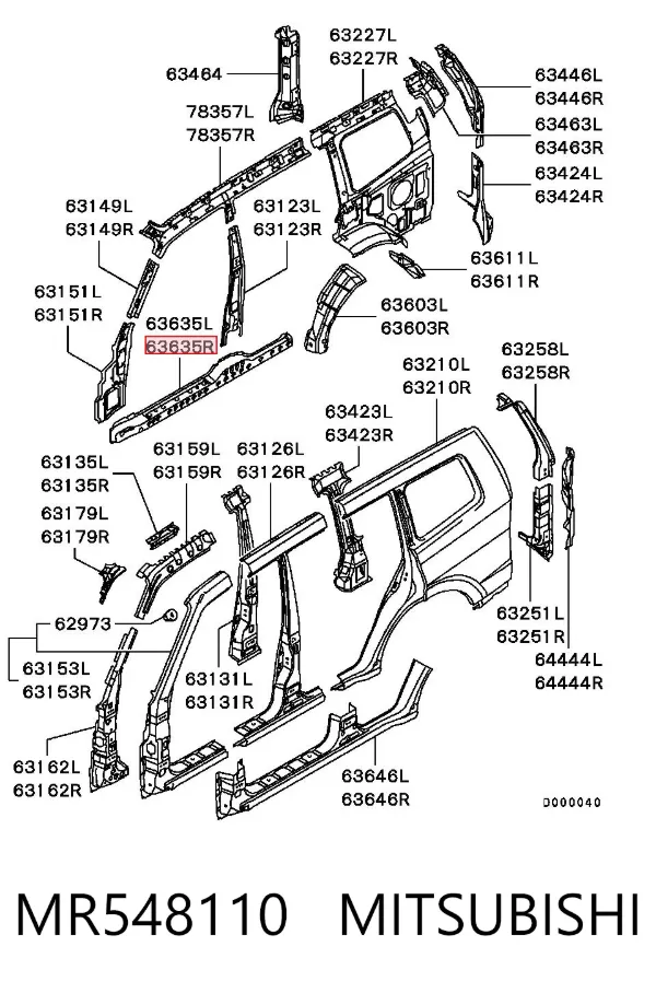  MR548110 Mitsubishi
