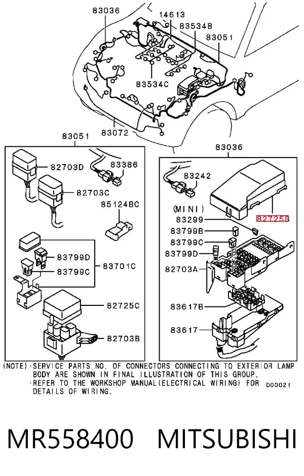  MR558400 Mitsubishi