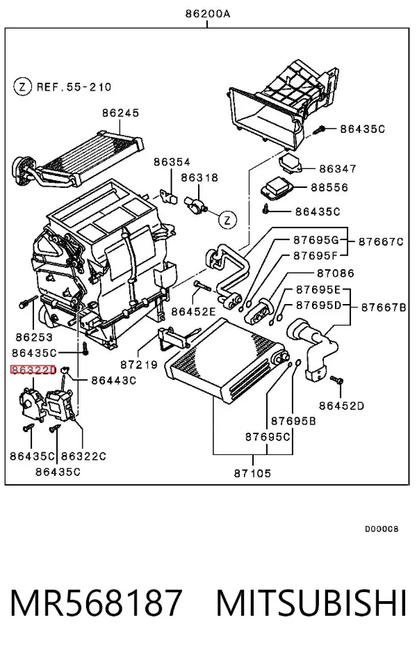  MR568187 Mitsubishi