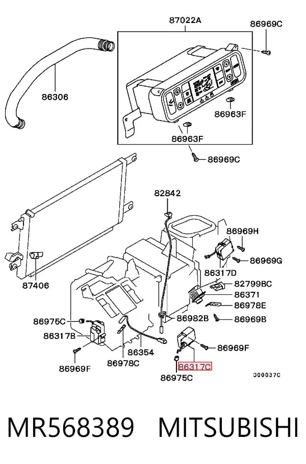  MR568389 Mitsubishi