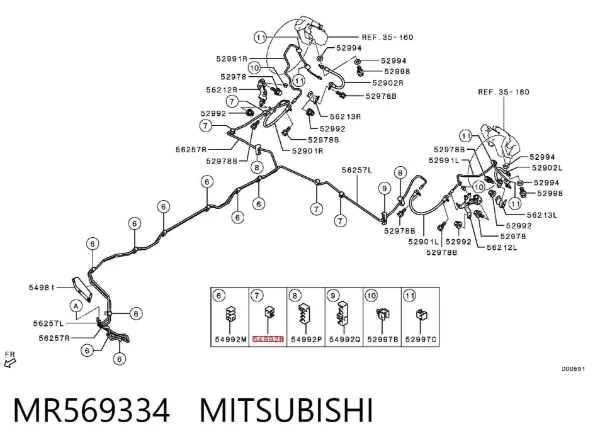  MR569334 Mitsubishi