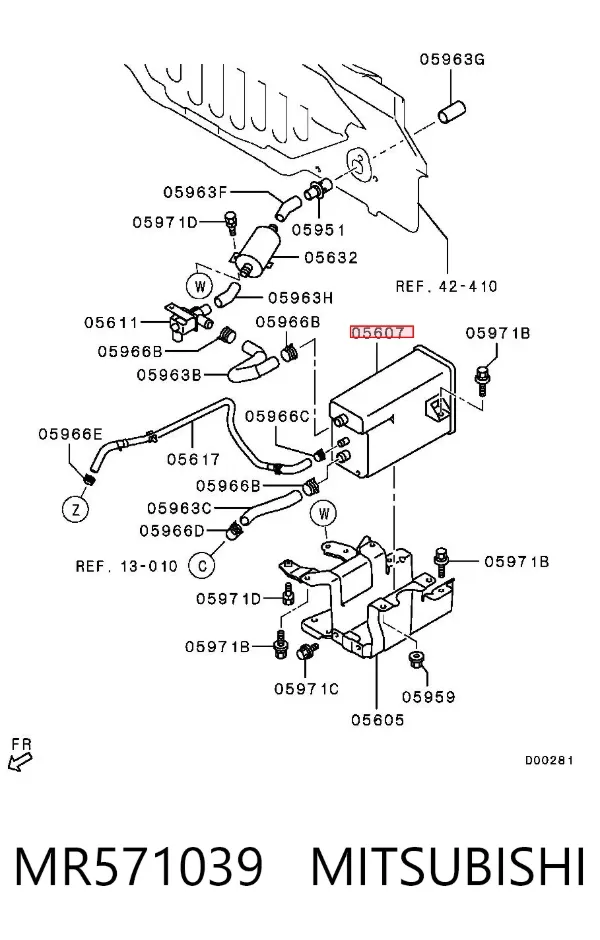  MR571039 Mitsubishi