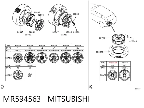  MR594563 Mitsubishi