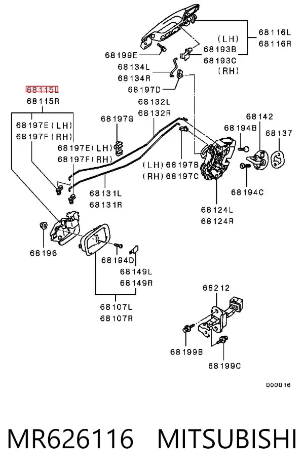  MR626116 Mitsubishi