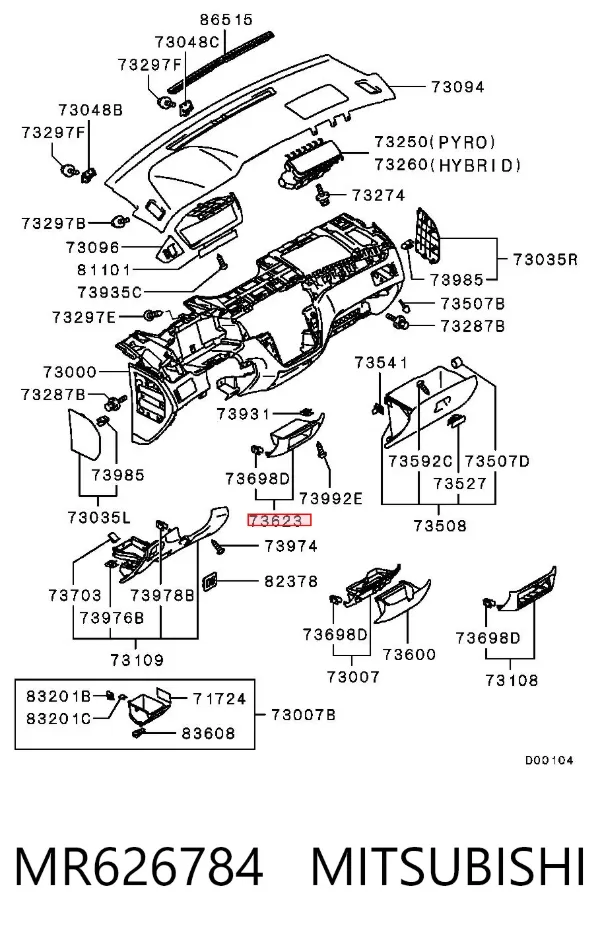  MR626784 Mitsubishi