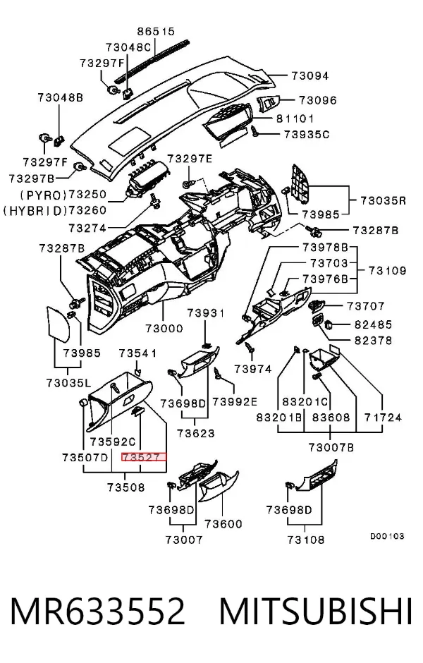  MR633552 Mitsubishi