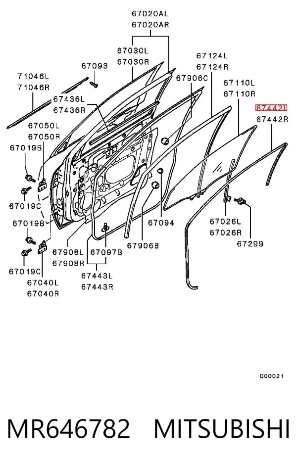  MR646782 Mitsubishi