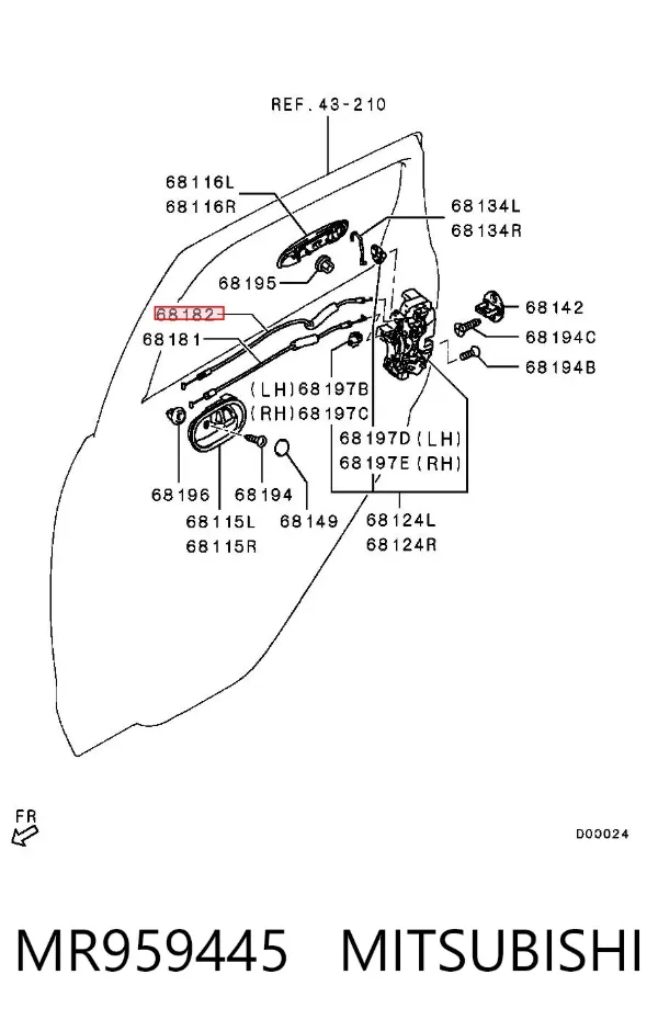  MR959445 Mitsubishi