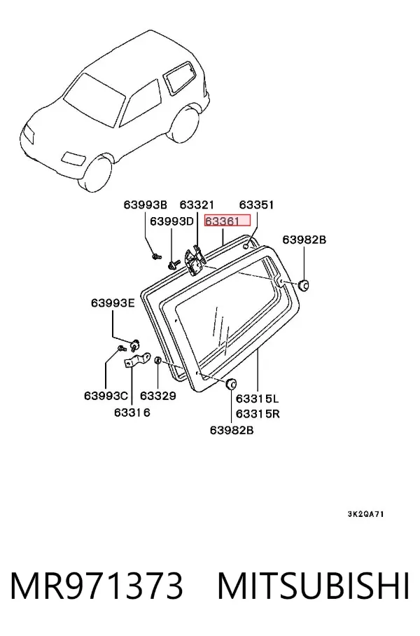  MR971373 Mitsubishi
