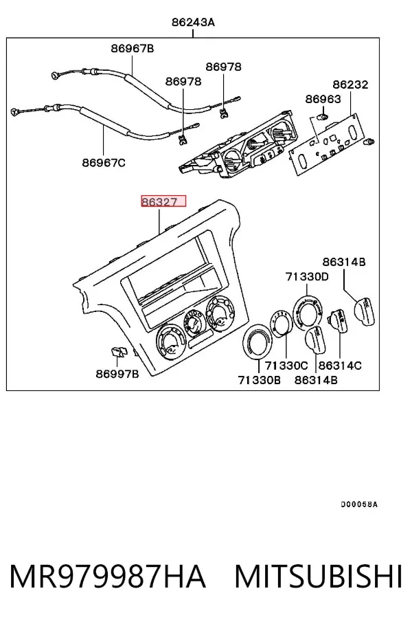  MR979987HA Mitsubishi