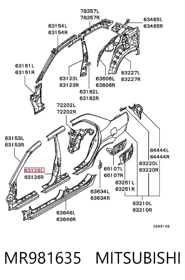  MR981635 Mitsubishi