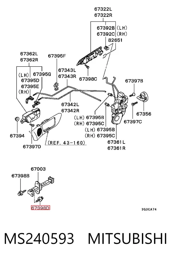  MS240593 Mitsubishi