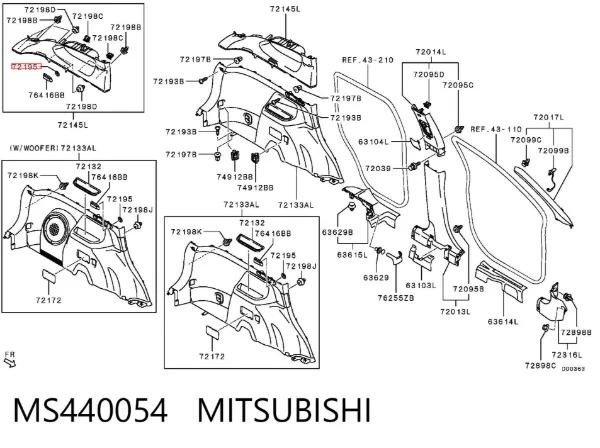 Шайба захисна MS440054 Mitsubishi