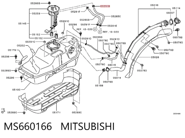  MS660166 Mitsubishi