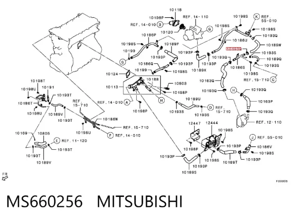  MS660256 Mitsubishi