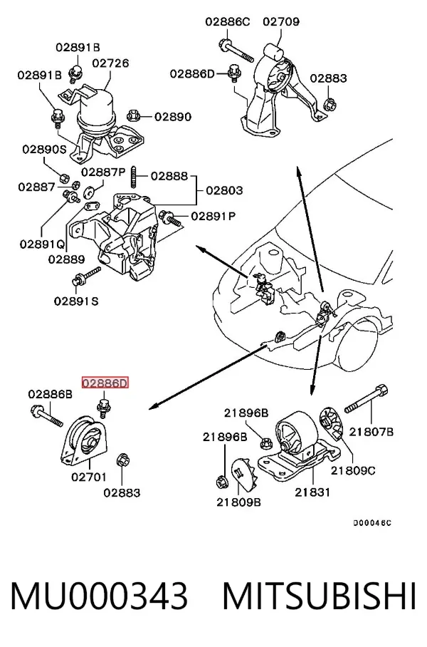  MU000343 Mitsubishi
