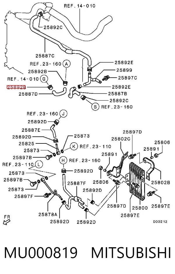  MU000819 Mitsubishi