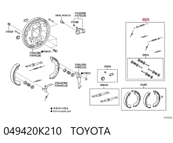  049420K210 Toyota