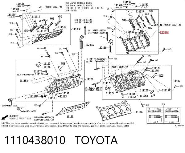  1110438010 Toyota