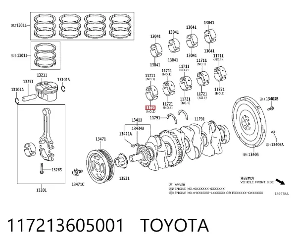  117213605001 Toyota