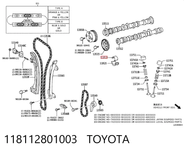  118112801003 Toyota