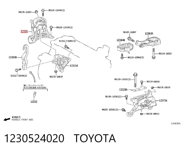  1230524020 Toyota
