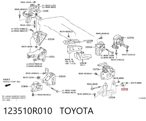  123510R010 Toyota