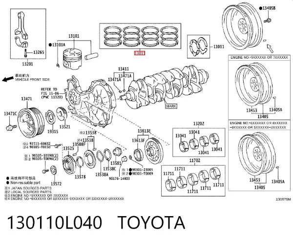  130110L040 Toyota