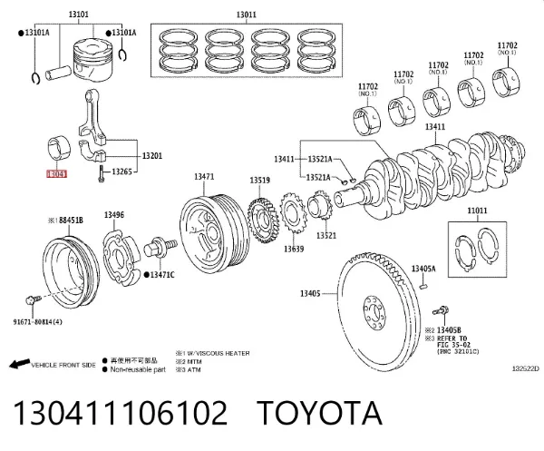  130411106102 Toyota