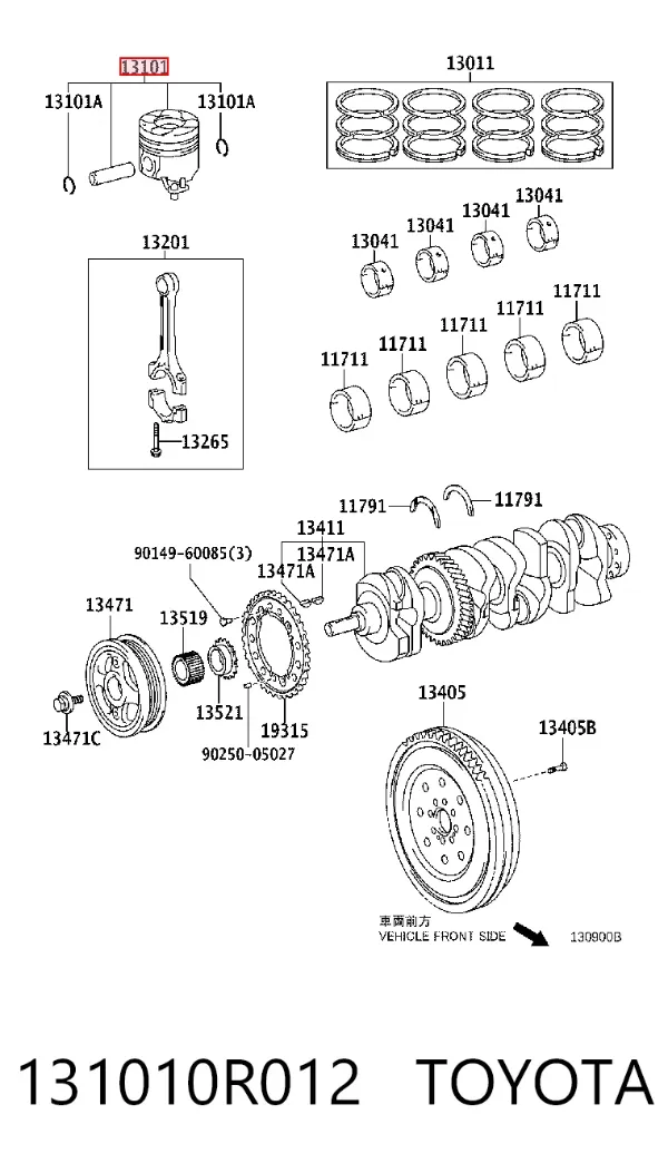  131010R012 Toyota