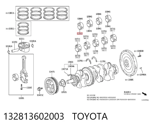  132813602003 Toyota