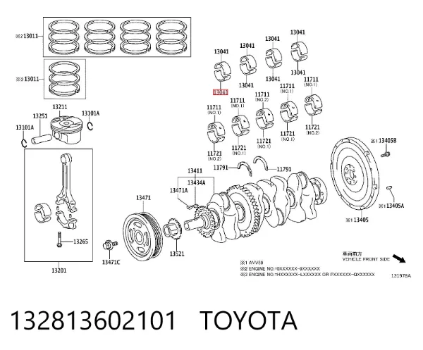  132813602101 Toyota
