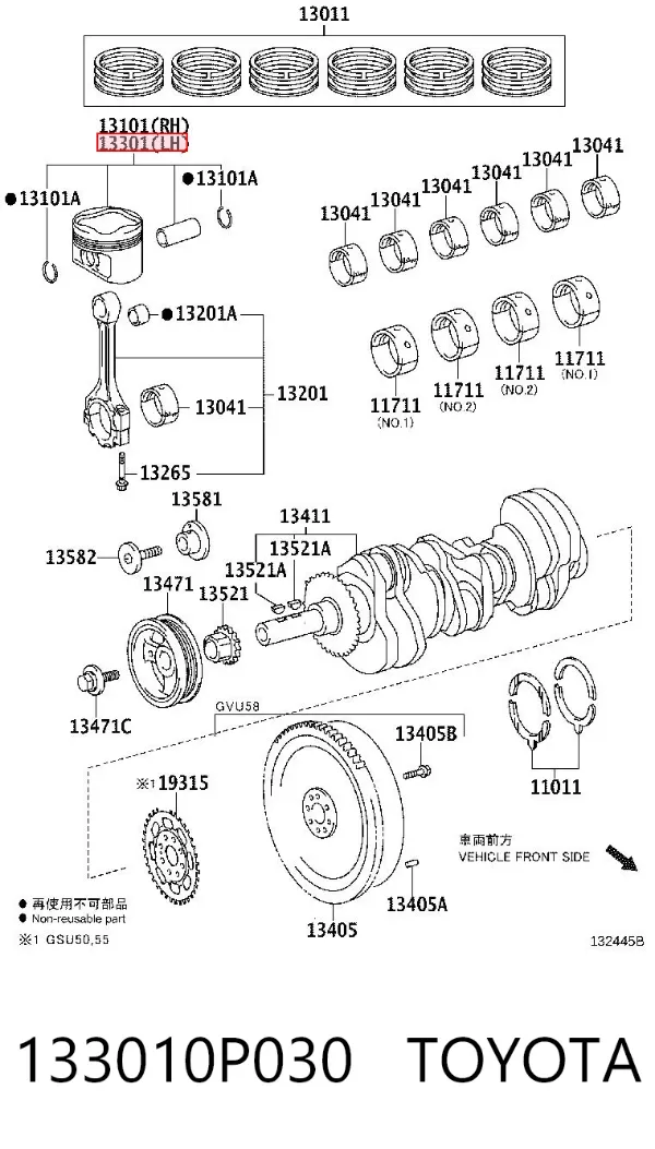  133010P030 Toyota