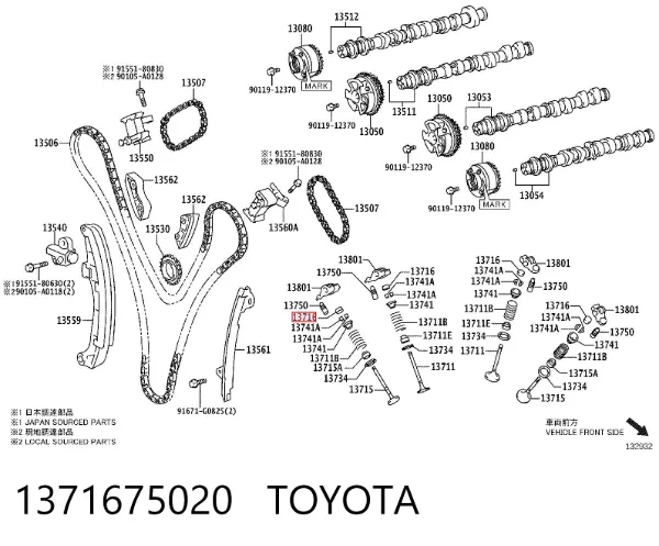 Сальник клапана Toyota Tundra K5, K6