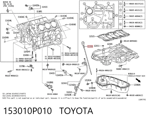  153010P010 Toyota