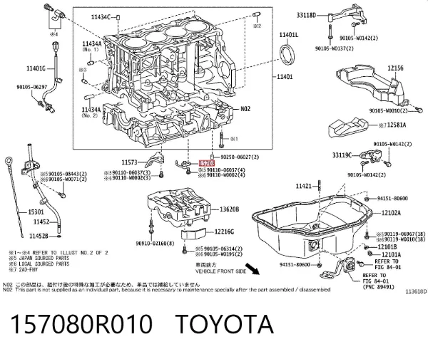  157080R010 Toyota