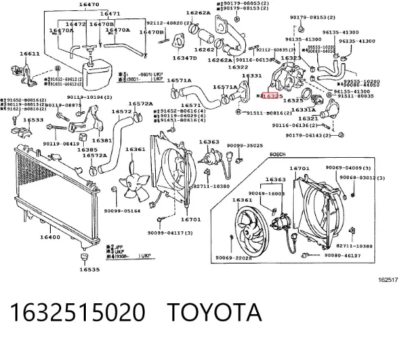  1632515020 Toyota