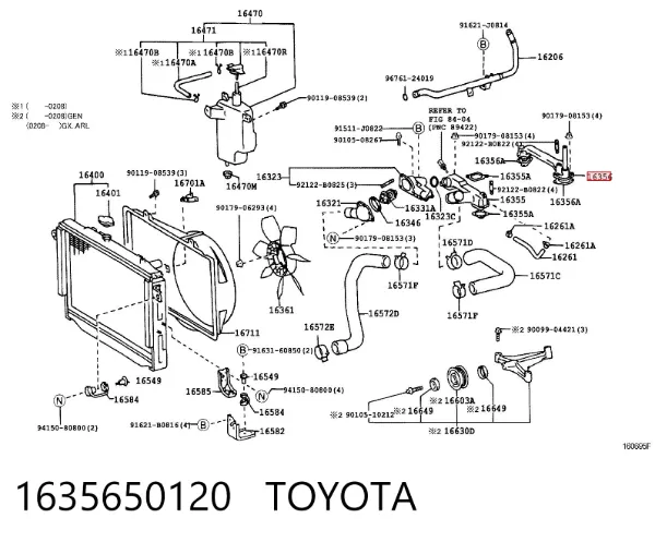 Кронштейн бампера переднього, лівий 1635650120 Toyota