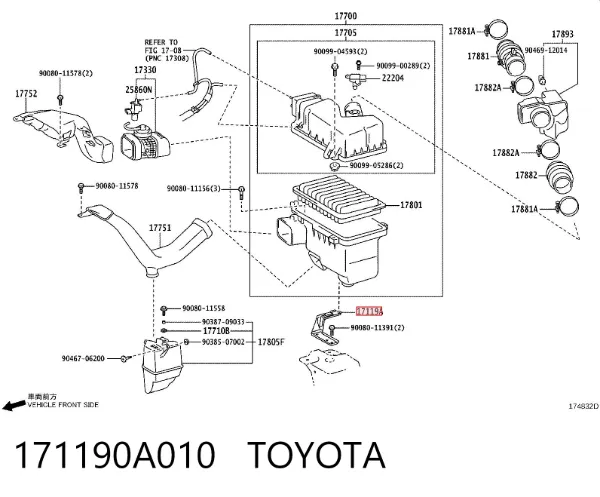  171190A010 Toyota