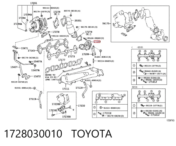  1728030010 Toyota
