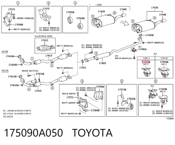  175090A050 Toyota