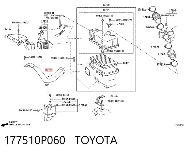  177510P060 Toyota