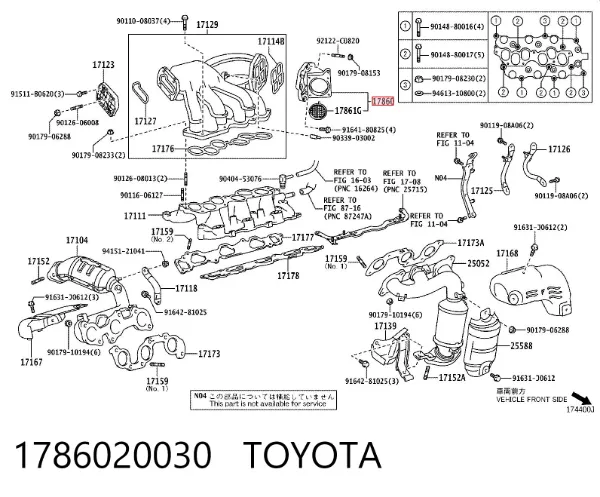  1786020030 Toyota