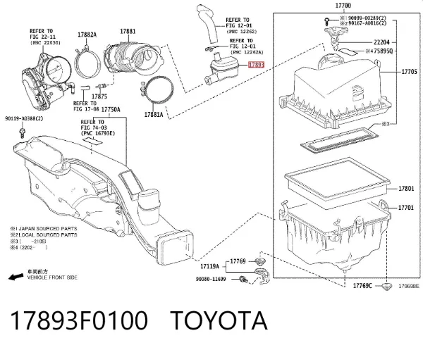  17893F0100 Toyota