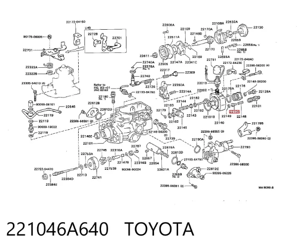  221046A640 Toyota