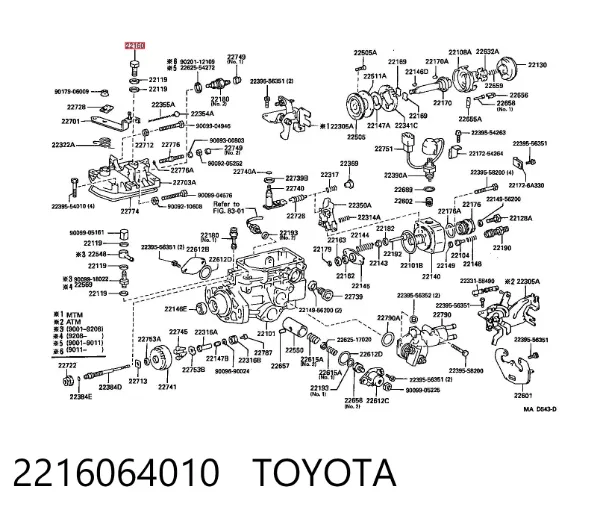  2216064010 Toyota