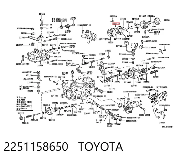  2251158650 Toyota