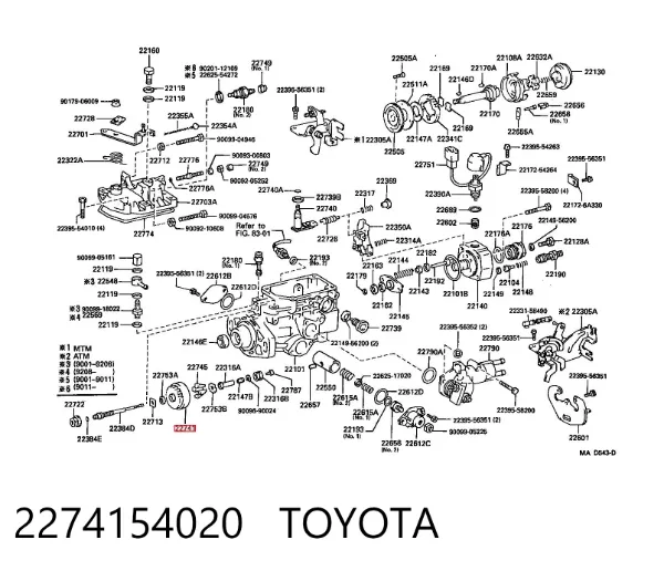  2274154020 Toyota